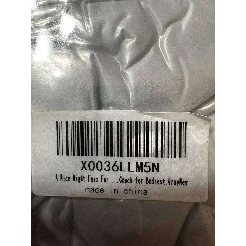 A Nice Night Reading  Pillow  For Bed Or Couch Gray